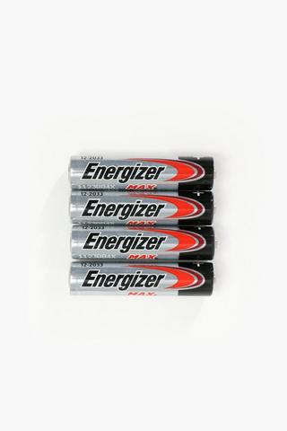 Energizer Max Aaa, 4 Pack