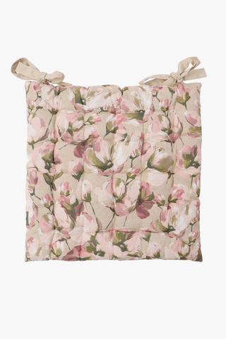 Printed Kira Chair Pad, 50x50cm