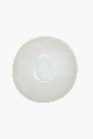 Snow Stoneware Dipping Bowl