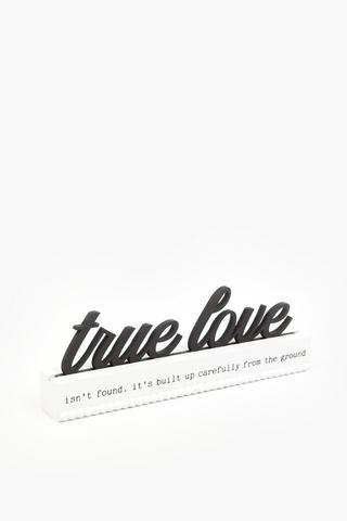 Cursive Love Block, 11x37cm