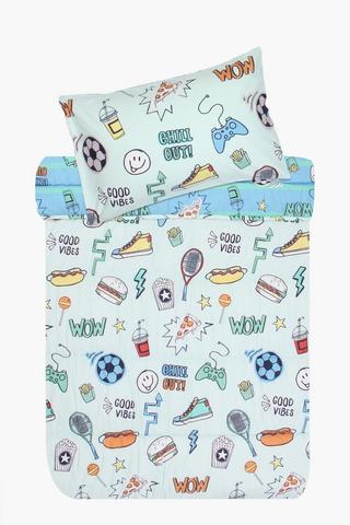 Soft Touch Carden Doodle Comforter Set