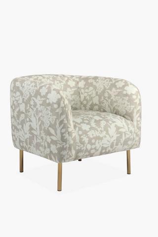 Kate Printed Arm Chair
