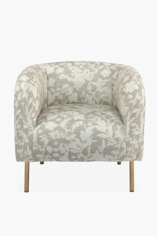 Kate Printed Arm Chair