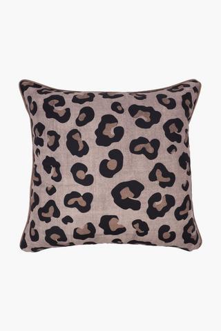 Ultra Violet Leopard Spot Scatter Cushion, 60x60cm