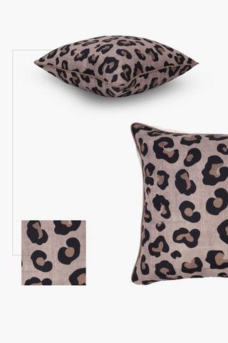 Ultra Violet Leopard Spot Scatter Cushion, 60x60cm