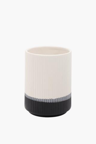 Ceramic Monochrome Utensil Holder