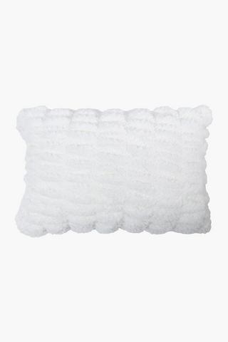 Faux Fur Wavey Textured Scatter Cover Only