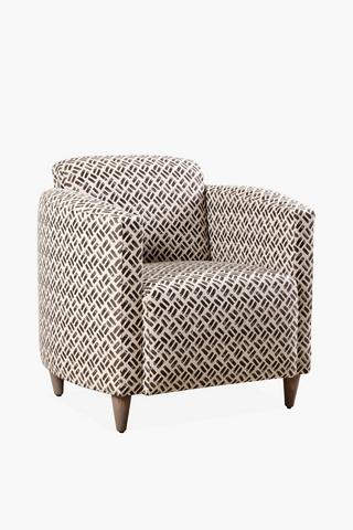 Ellen Geometric Tub Chair