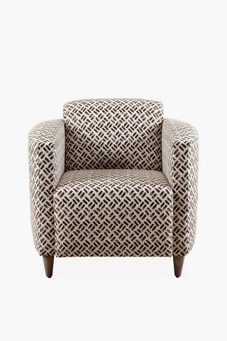 Ellen Geometric Tub Chair