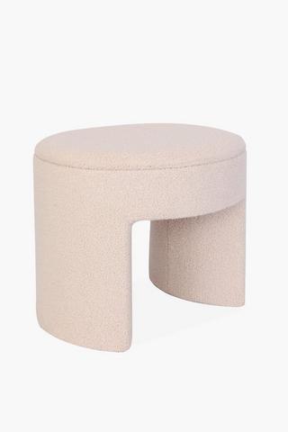 Arc Plush Ottoman