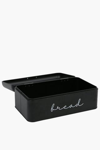 Galvanised Script Bread Bin