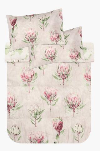 Soft Touch Peachland Protea Comforter Set