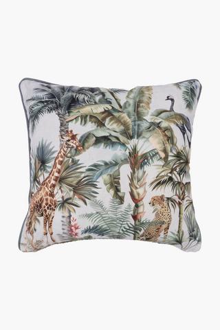 Ultra Violet Umzolo Stylised Scatter Cushion, 60x60cm