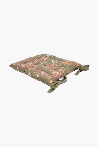 Printed Amherst Chair Pad, 40x40cm