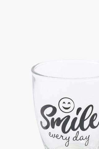 Decal Script Glass Mug