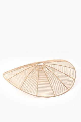 Fantail Woven Pendant, 80x17cm