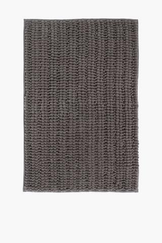 Micro Chenille Bobble Bath Mat Small, 40x60cm