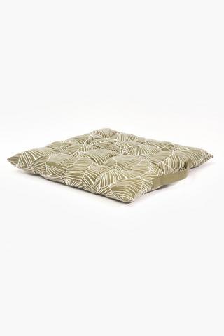 Botanic Cotton Chair Pad, 40x40cm