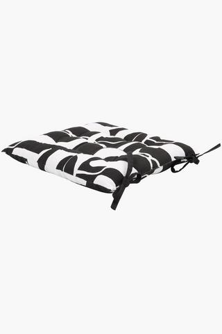 Printed Faro Abstract Cotton Chairpad, 50x50cm