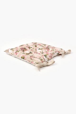 Printed Kira Chair Pad, 40x40cm