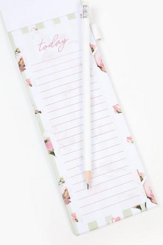 Paradise Notepad With Pencil