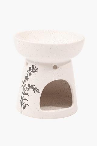 Floral Engraved Oil Burner