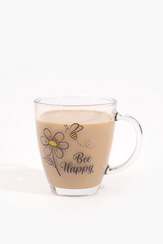 Decal Script Glass Mug