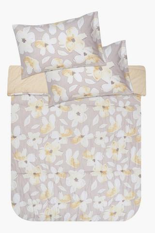 Soft Touch Brook Floral Reversible Comforter Set