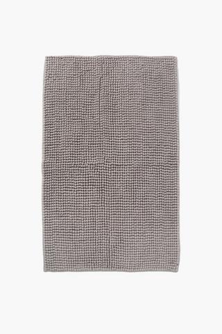 Micro Chenille Bobble Bath Mat Small, 40x60cm