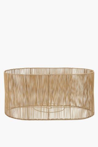 Oval Woven Pendant, 83x40cm