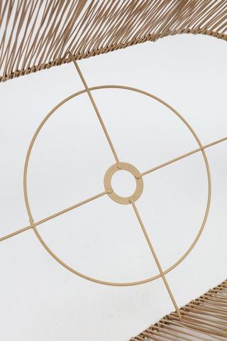 Oval Woven Pendant, 83x40cm