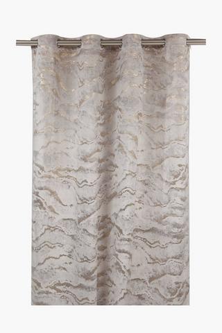 Velvet Wave Eyelet Curtain, 140x225cm