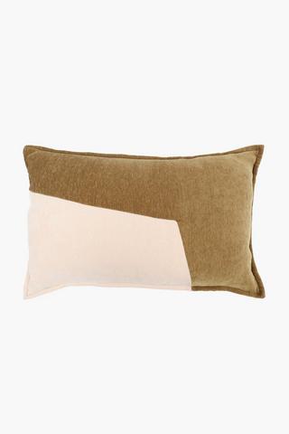 Chenille Kaci Rustic Textured Scatter Cushion, 40x60cm