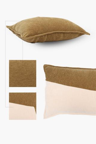 Chenille Kaci Rustic Textured Scatter Cushion, 40x60cm