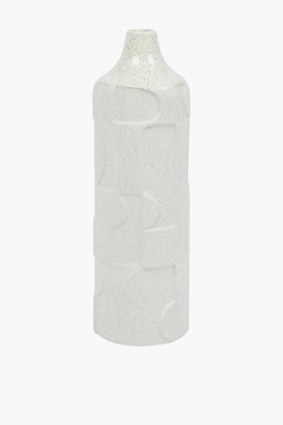 Artisan Embossed Bottle Vase, 15x45cm