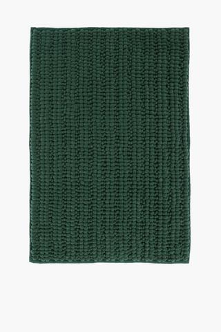 Micro Chenille Bobble Bath Mat Small, 40x60cm