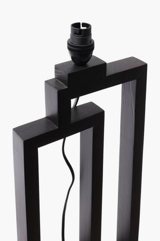 Wooden Step Standing Lamp Base, E14