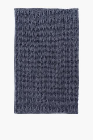 Micro Chenille Bobble Bath Mat Large, 50x80cm