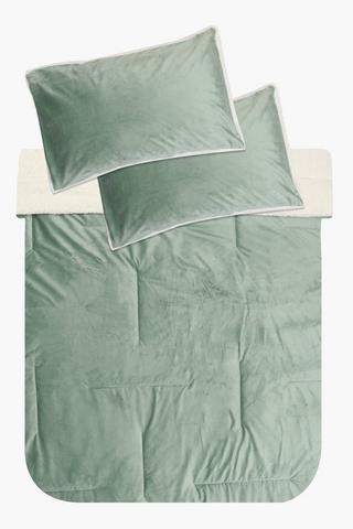 Soft Touch Micromink Sherpa Embellished Comforter Set
