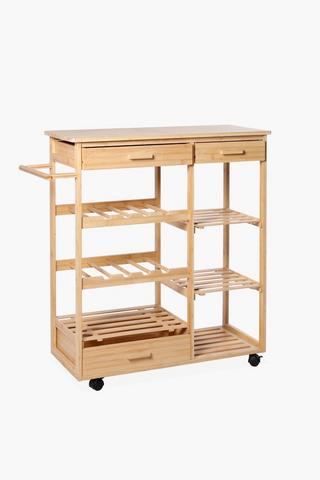 Bamboo Kitchen Island