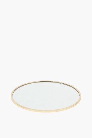 Mirror Candle Plate, 15cm