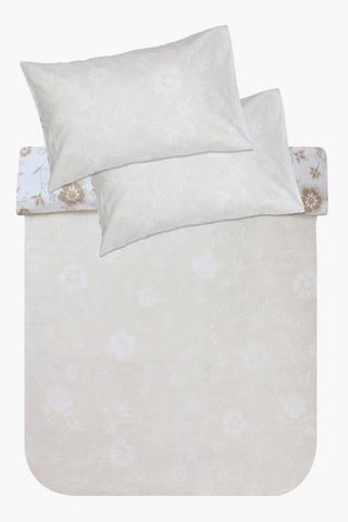 Premium Cotton Mara Floral Reversible Duvet Cover Set