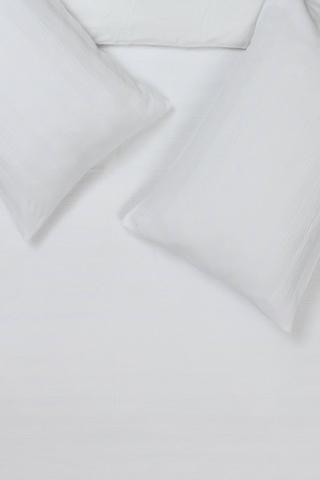Premium Cotton Muslin Stripe Duvet Cover Set