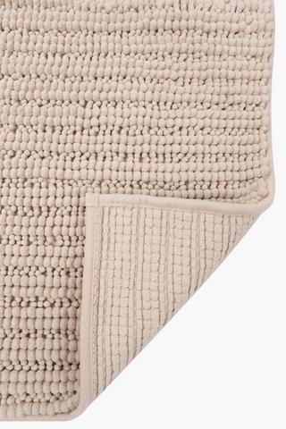 Micro Chenille Bobble Bath Mat Large, 50x80cm