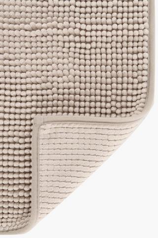 Micro Chenille Bobble Bath Mat Small, 40x60cm