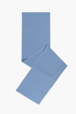 Cotton Hem Stitch Table Runner