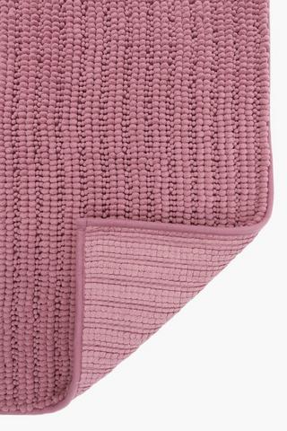 Micro Chenille Bobble Bath Mat Large, 50x80cm