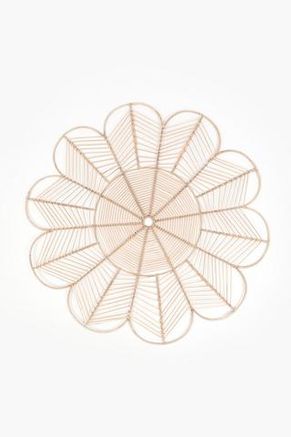 Dimensional Woven Daisy, 60x60cm