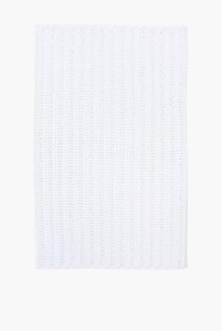 Micro Chenille Bobble Small Bath Mat, 40x60cm