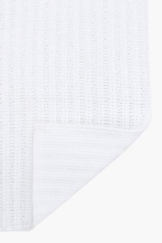Micro Chenille Bobble Small Bath Mat, 40x60cm